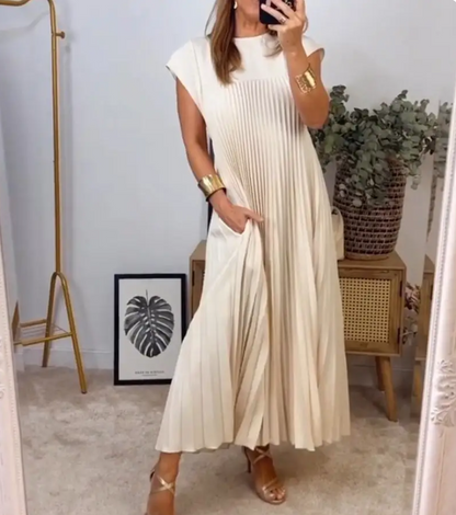 Fina Dam Klänningar Lätt Elegant Silhuett-1