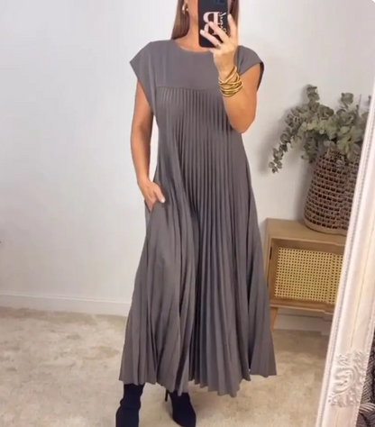 Fina Dam Klänningar Lätt Elegant Silhuett-3