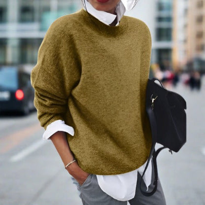 Dam Vintertröja Trendig Design Mjuk Akryl 6