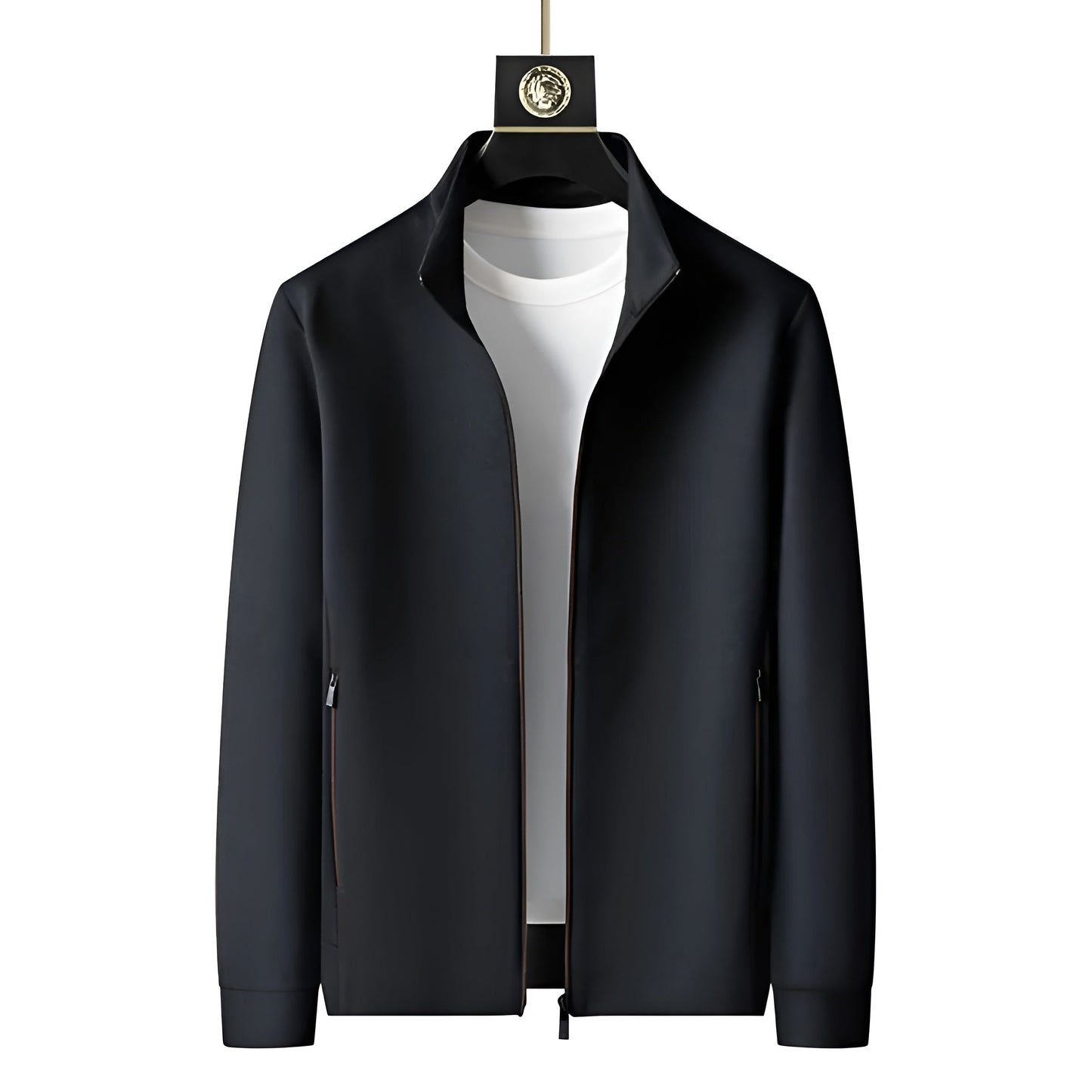 Herrar 2-delad Uppsättning Modern Stil Tyg-2