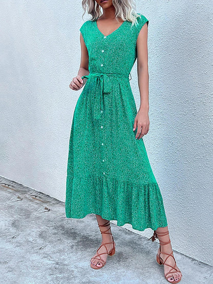 Svart Maxiklänning Dam i Flödande Design – Andningsbart Material för Eleganta Tillfällen 4