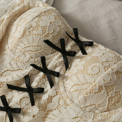 Dam Långärmad Blus Lykta-Stil Blommönster Polyester-5