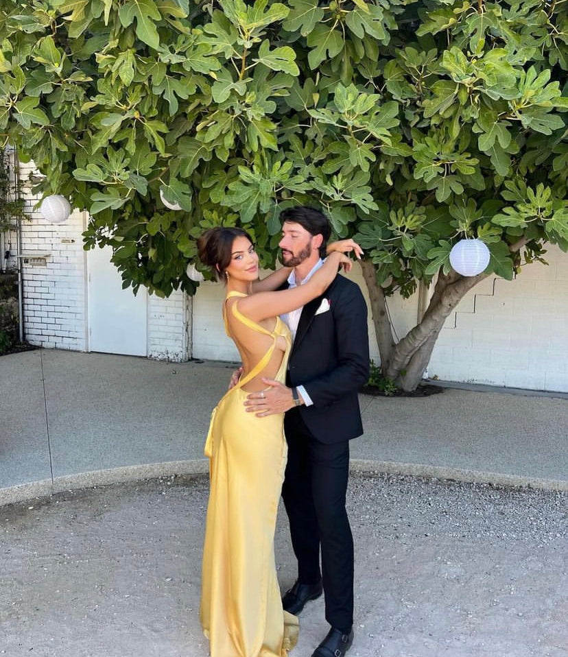 Kvinnors Axelklänning Snörning Andningsbart Material-5