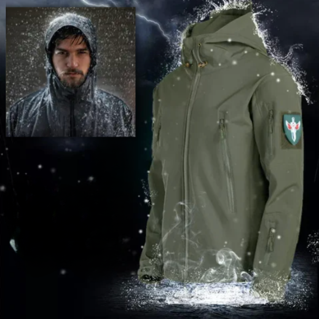 Herrjacka Vinter Robust Design Högkvalitativ Polyester och Bomull-5