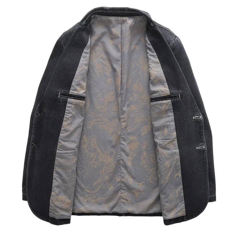 Herren-Freizeitjacke, moderne Passform, Polyester-3