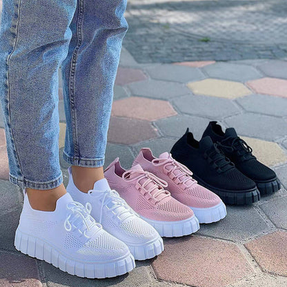 Dam Sneakers Lätta Mesh För Komfortabel Vardag och Träning-3