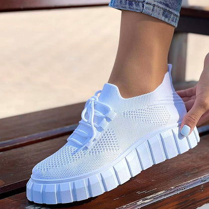 Dam Sneakers Lätta Mesh För Komfortabel Vardag och Träning-5