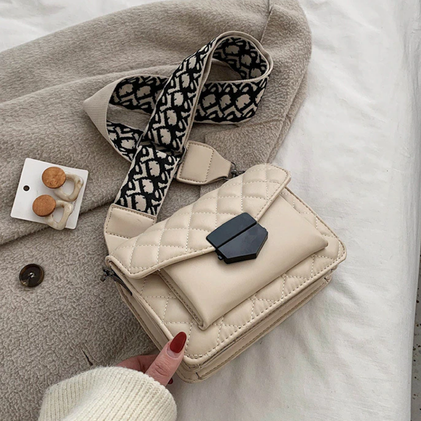 Variant image for Dam Handväska Stor Elegant Multifunktionell Syntetisk Läder-2