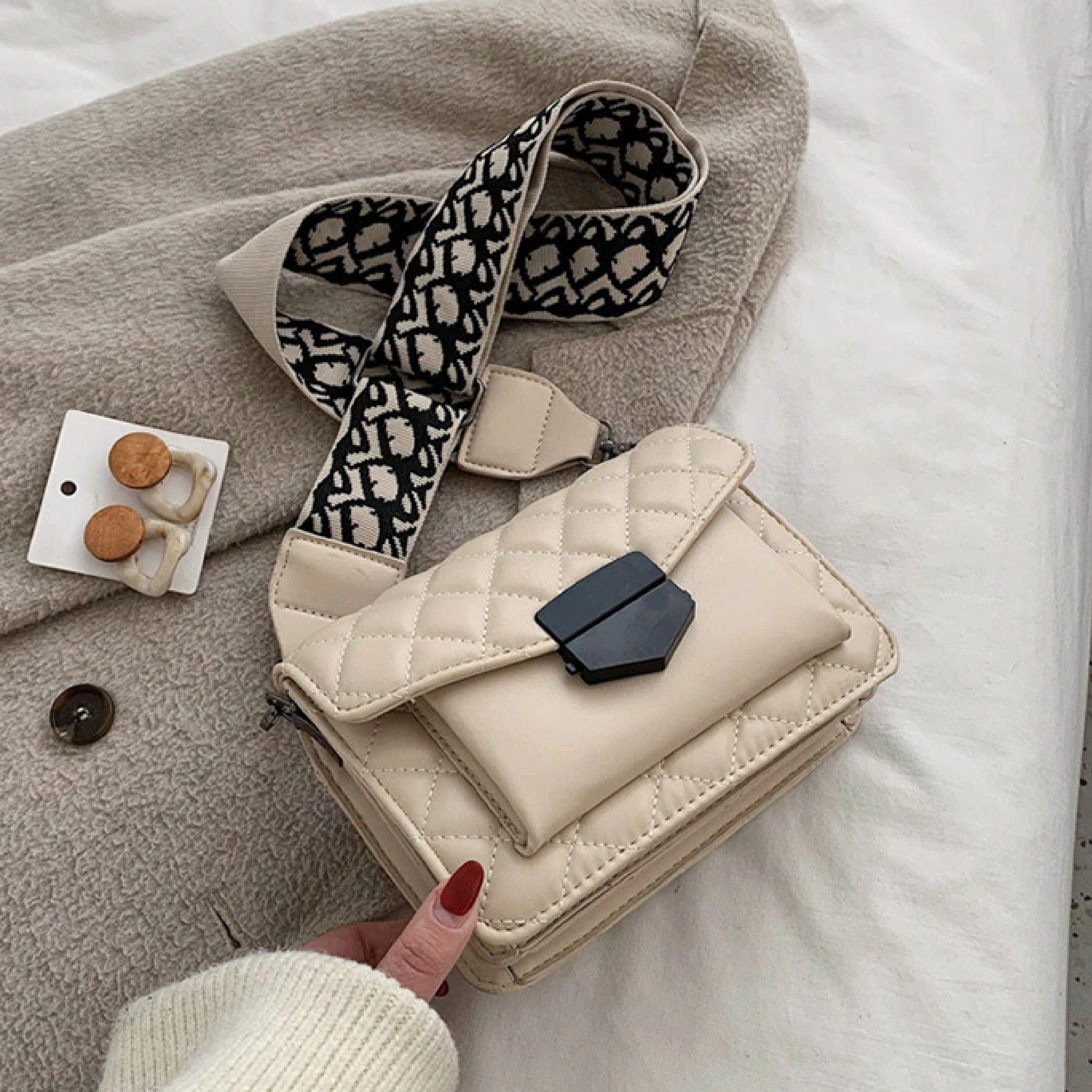 Variant image for Dam Handväska Stor Elegant Multifunktionell Syntetisk Läder-2