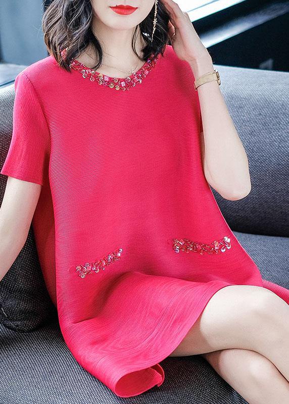 Kvinnors Klänning Elegant Polyester Tidlös Design-1