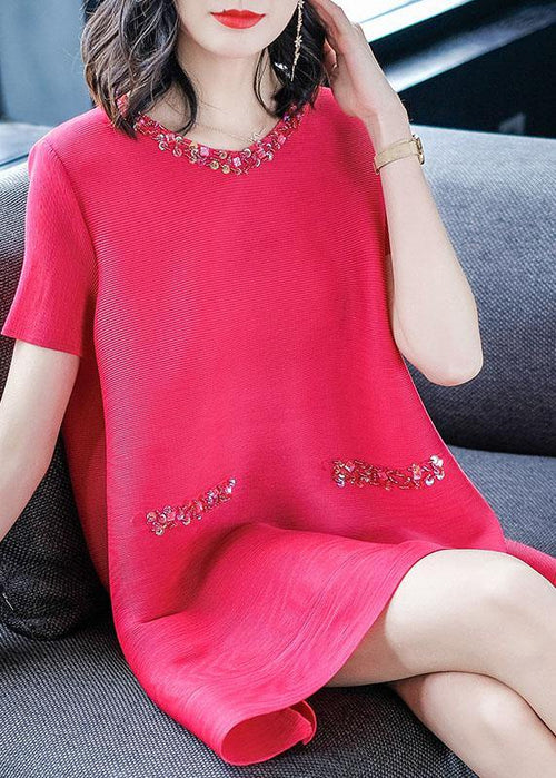 Kvinnors Klänning Elegant Polyester Tidlös Design-1