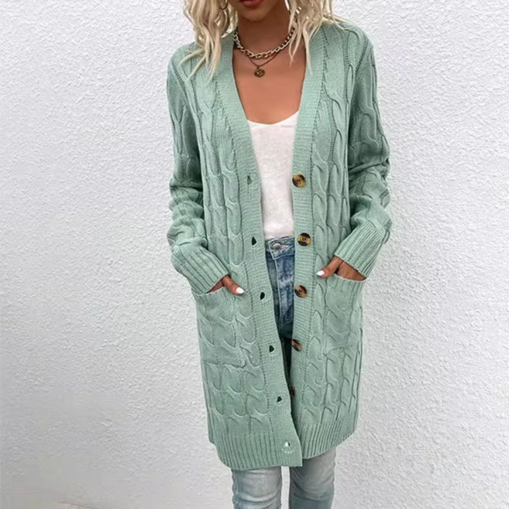 Dam Gilet Enfärgad Avslappnad Mjuk Tyg 2