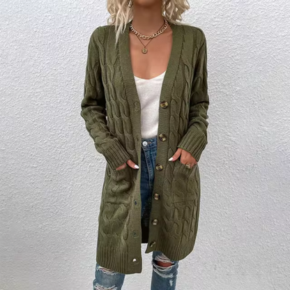 Dam Gilet Enfärgad Avslappnad Mjuk Tyg 4