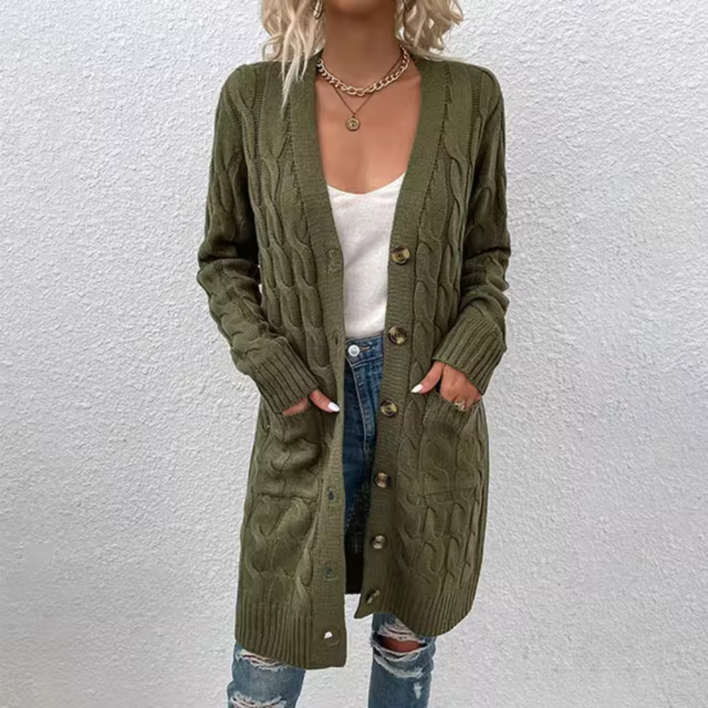 Dam Gilet Enfärgad Avslappnad Mjuk Tyg 9