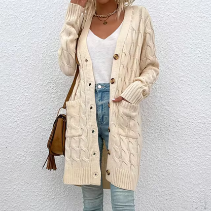 Dam Gilet Enfärgad Avslappnad Mjuk Tyg 10