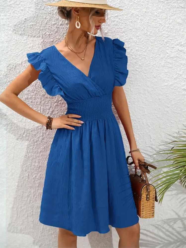 Variant image for Dam Miniklänning Ruffle Polyester-9