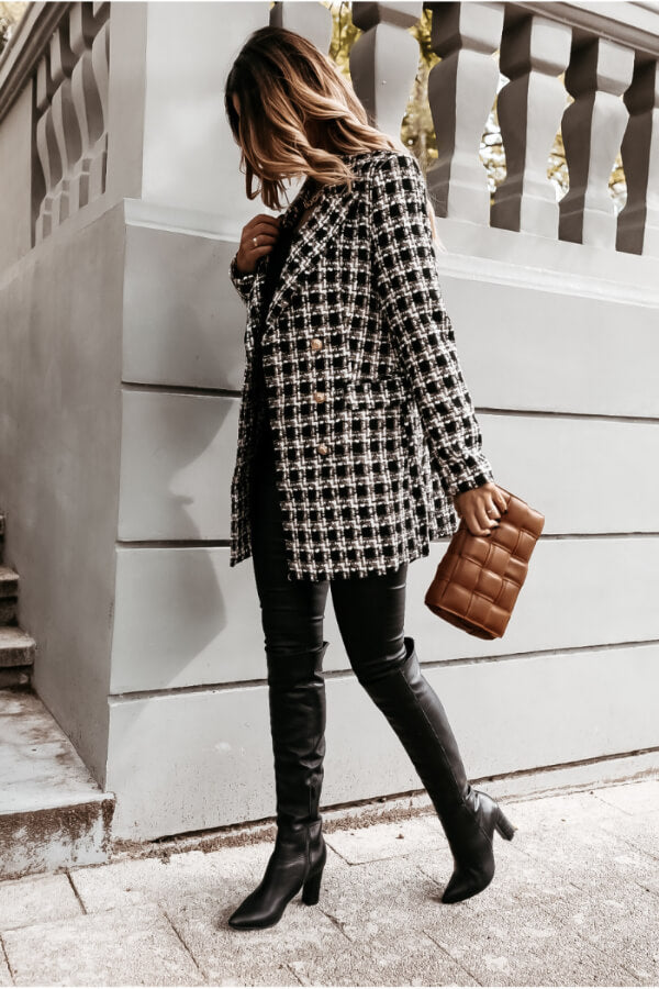 Dam Kappa Trendig Lätt Polyester-5