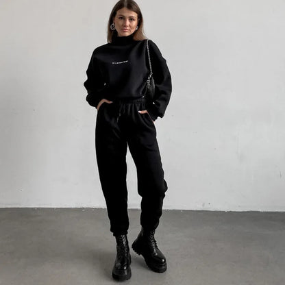 Variant image for Dam Casual Set Tröja och Joggers Mjuk Bomull-6
