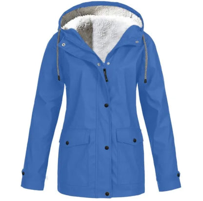 Variant image for Herren Utomhusjacka Fleecefodrad med Huva Vattentålig Polyester-9