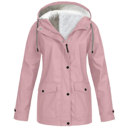 Variant image for Herren Utomhusjacka Fleecefodrad med Huva Vattentålig Polyester-33
