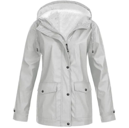 Variant image for Herren Utomhusjacka Fleecefodrad med Huva Vattentålig Polyester-17
