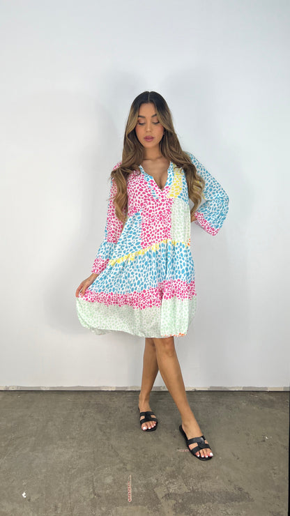 Dam Tunika Lös Passform Viskosblandning Elegant Design-3