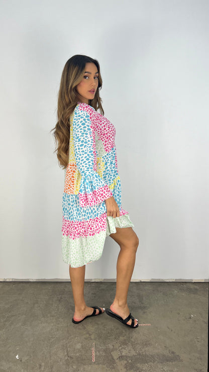 Dam Tunika Lös Passform Viskosblandning Elegant Design-2