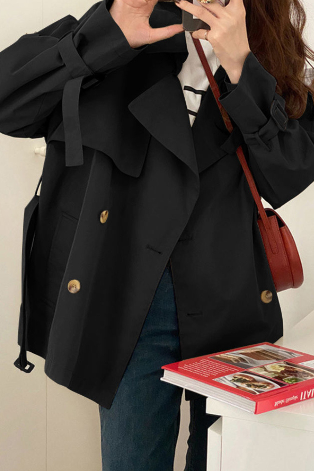 Variant image for Lång Vinterrock Dam Tidlös Design Högkvalitativt Material-2