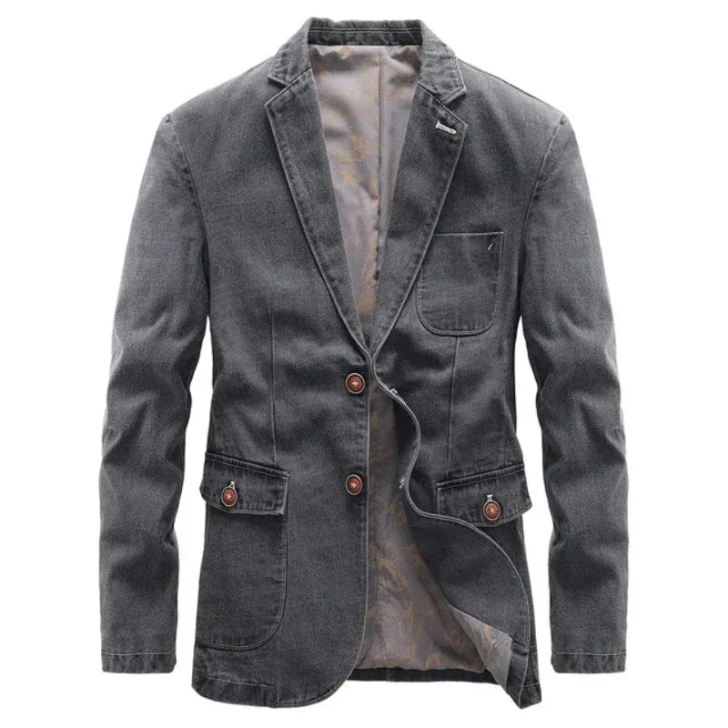 Herren-Freizeitjacke, moderne Passform, Polyester-1