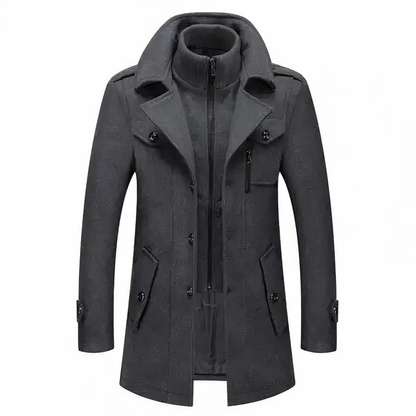 Variant image for Herrjacka Vinter Dubbel Krage Polyester-11