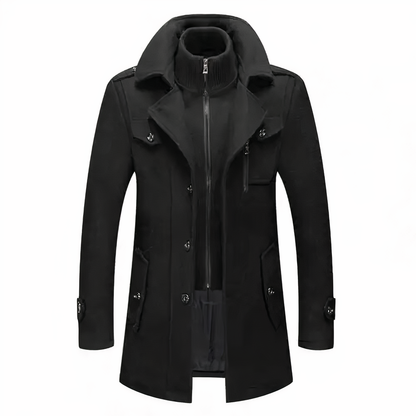 Variant image for Herrjacka Vinter Dubbel Krage Polyester-1