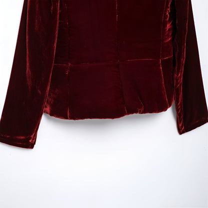 Damjacka Elegant Höst Vinter Strukturerad Polyester-3