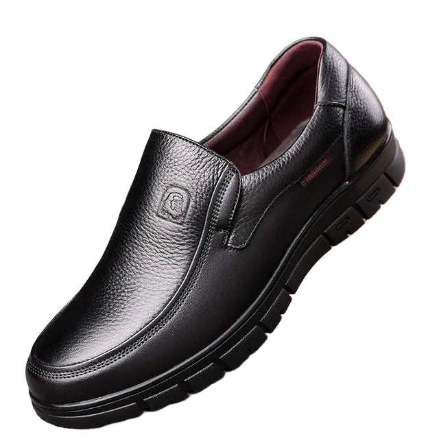 Herr Fritidsskor Loafers Äkta Läder Andningsbar Design 1