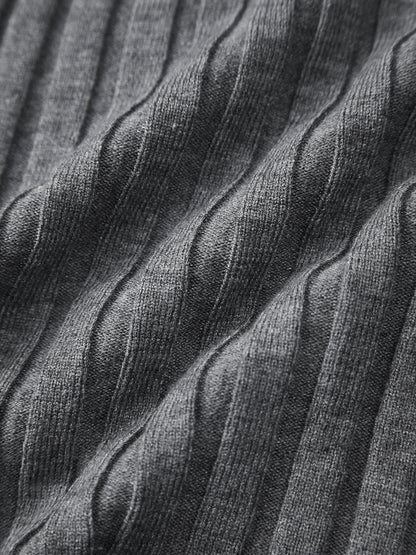 Stickad Dam Tröja V-ringning Elastisk Mjuk-4