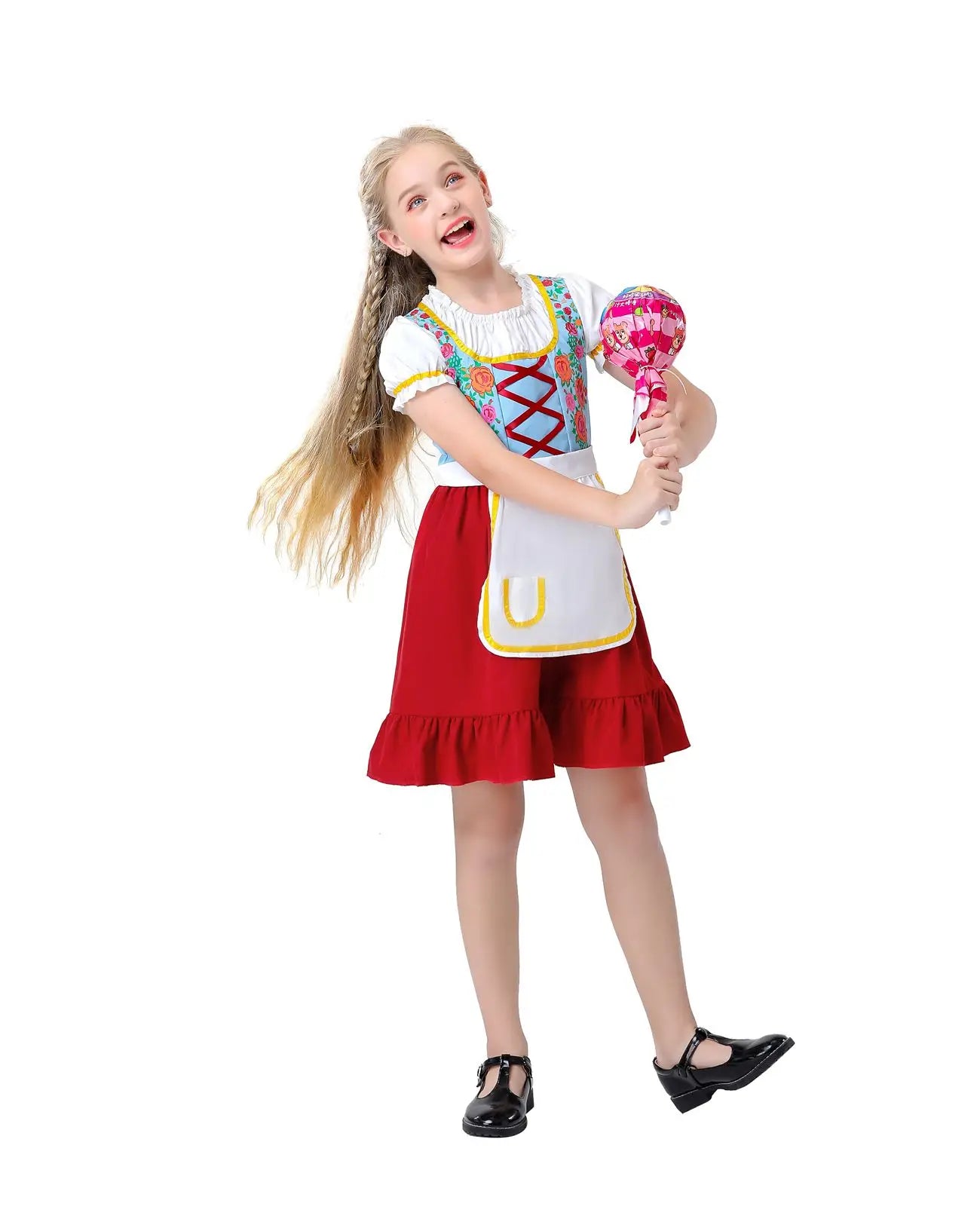 Kvinnors Oktoberfestdräkt Traditionell Bayersk Stil Polyester 3