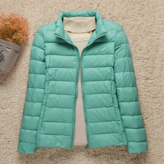 Damjacka Quiltad Modern Polyester för Kalla Dagar 1