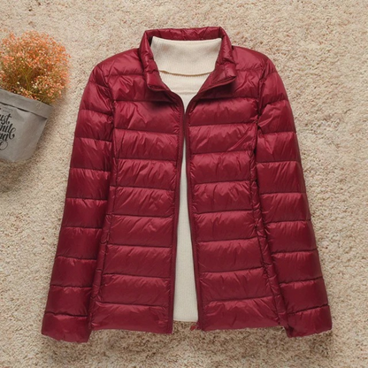 Damjacka Quiltad Modern Polyester för Kalla Dagar 15