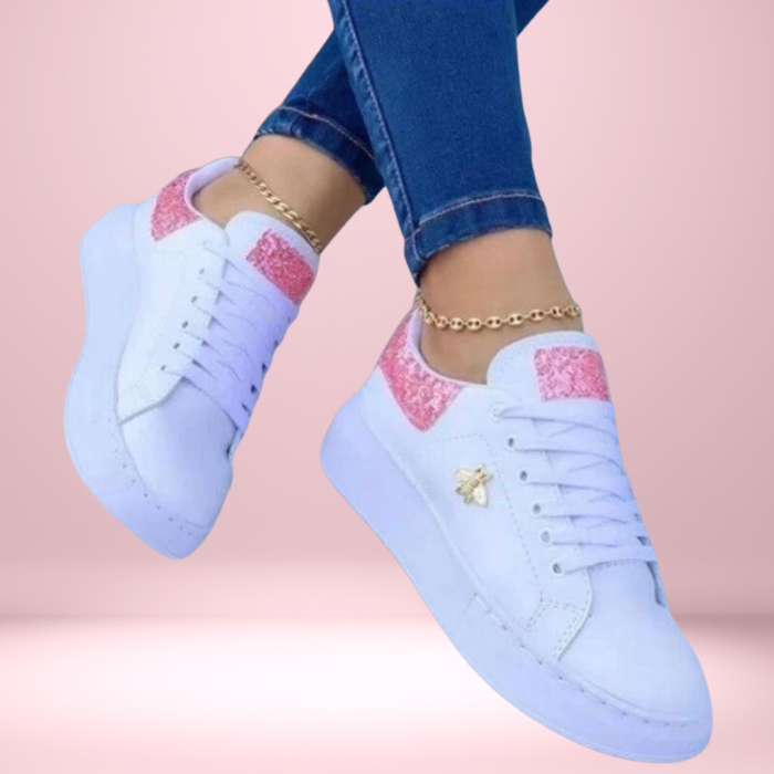 Variant image for Dam Sneakers Sportig Design Mesh Komfortabla Skor-22
