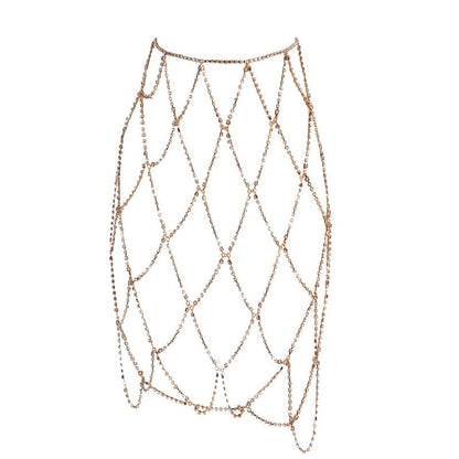 Kvinnors Kroppsmycken Geometrisk Design Rhinestone Metall-3