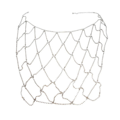 Kvinnors Kroppsmycken Geometrisk Design Rhinestone Metall-4