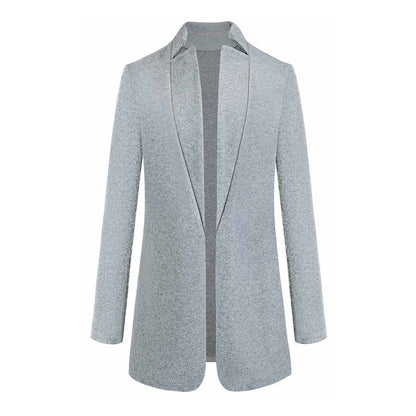 Damjacka Höstmode Elegant Design Högkvalitativt Tyg-2