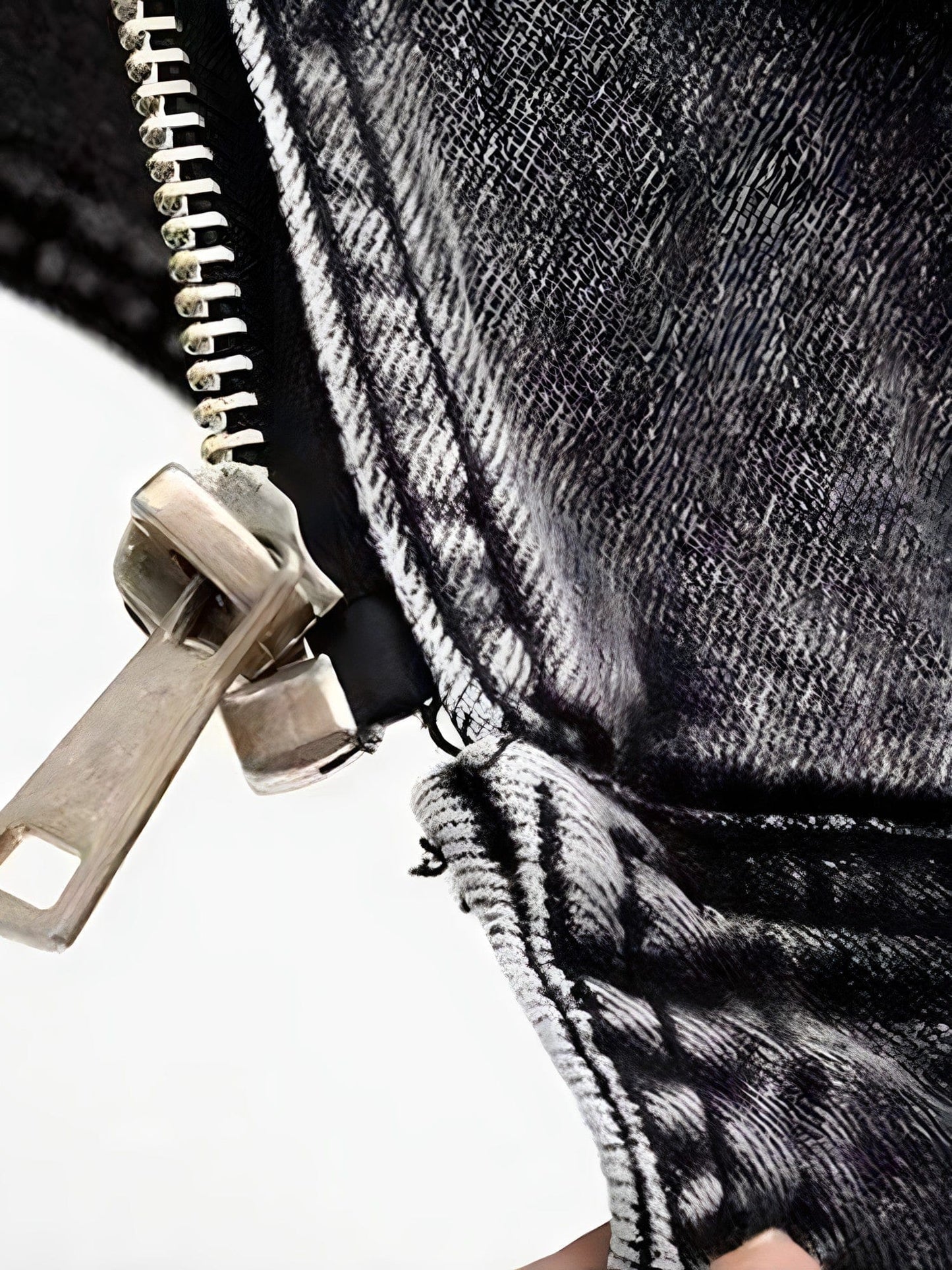 Dam Jeanväst Tidlös Denim Rustik Stil 4