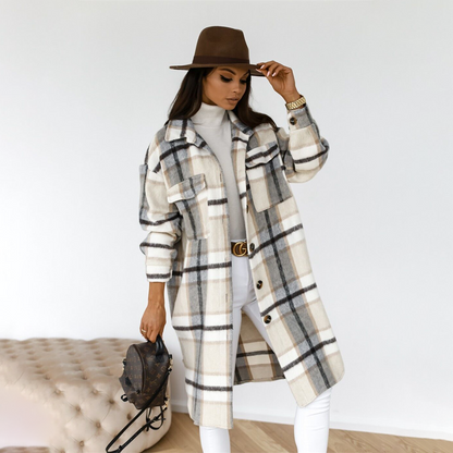 Variant image for Damjacka Puffermantel Fleece Trendig Vinterjacka-1
