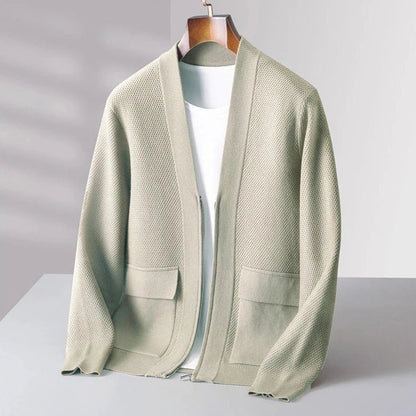 Variant image for Herren-Weste, Strick, Wollmischung, klassisches Design mit, V-Ausschnitt und Taschen-6