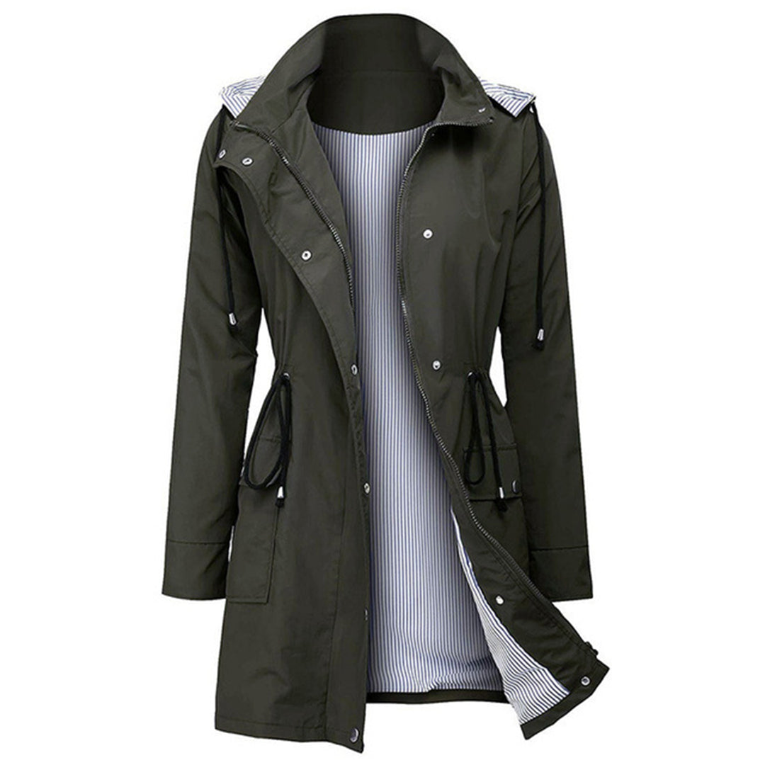 Lång Vinterrock Dam Modern Polyester 10