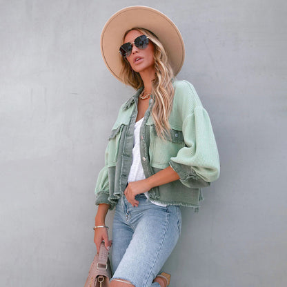 Dam Vinterjacka Lång Andningsbart Material Elegant Design-5