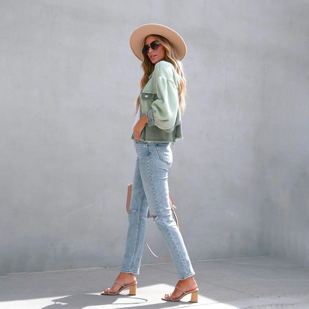 Dam Vinterjacka Lång Andningsbart Material Elegant Design-6