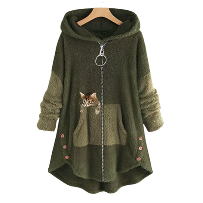 Variant image for Dam Fleecejacka Modern Fleece för Utomhusaktiviteter och Vardagsbruk-1