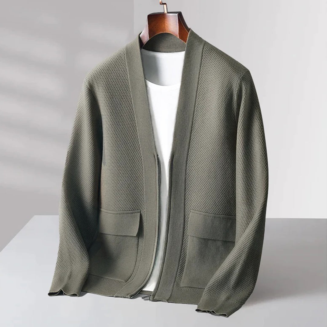 Variant image for Herren-Weste, Strick, Wollmischung, klassisches Design mit, V-Ausschnitt und Taschen-16
