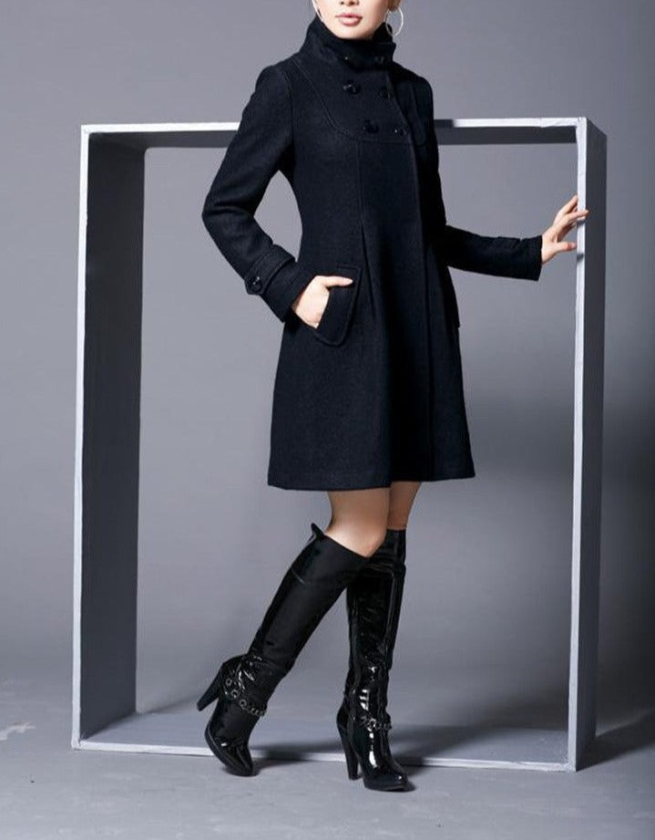 Variant image for Damjacka Gina Tidlös Design med Praktiska Sidofickor Högkvalitativt Tyg-2